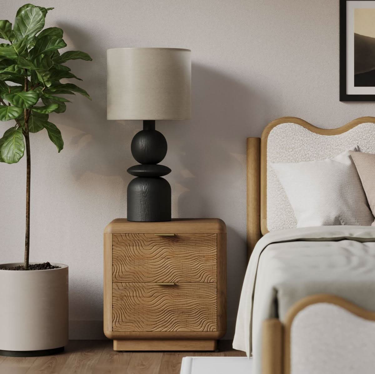 Textured Nightstand - Image 4