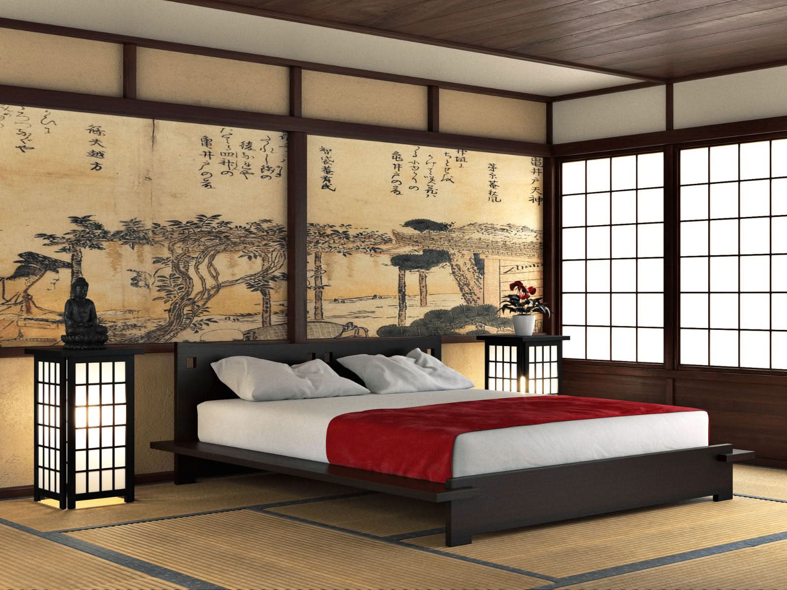 Tomaru Japanese Style Platform Bed - Image 4