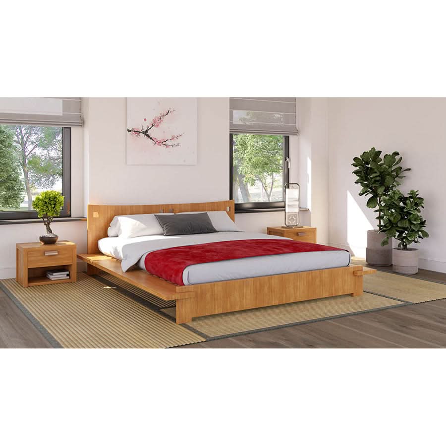 Tomaru Japanese Style Platform Bed - Image 5