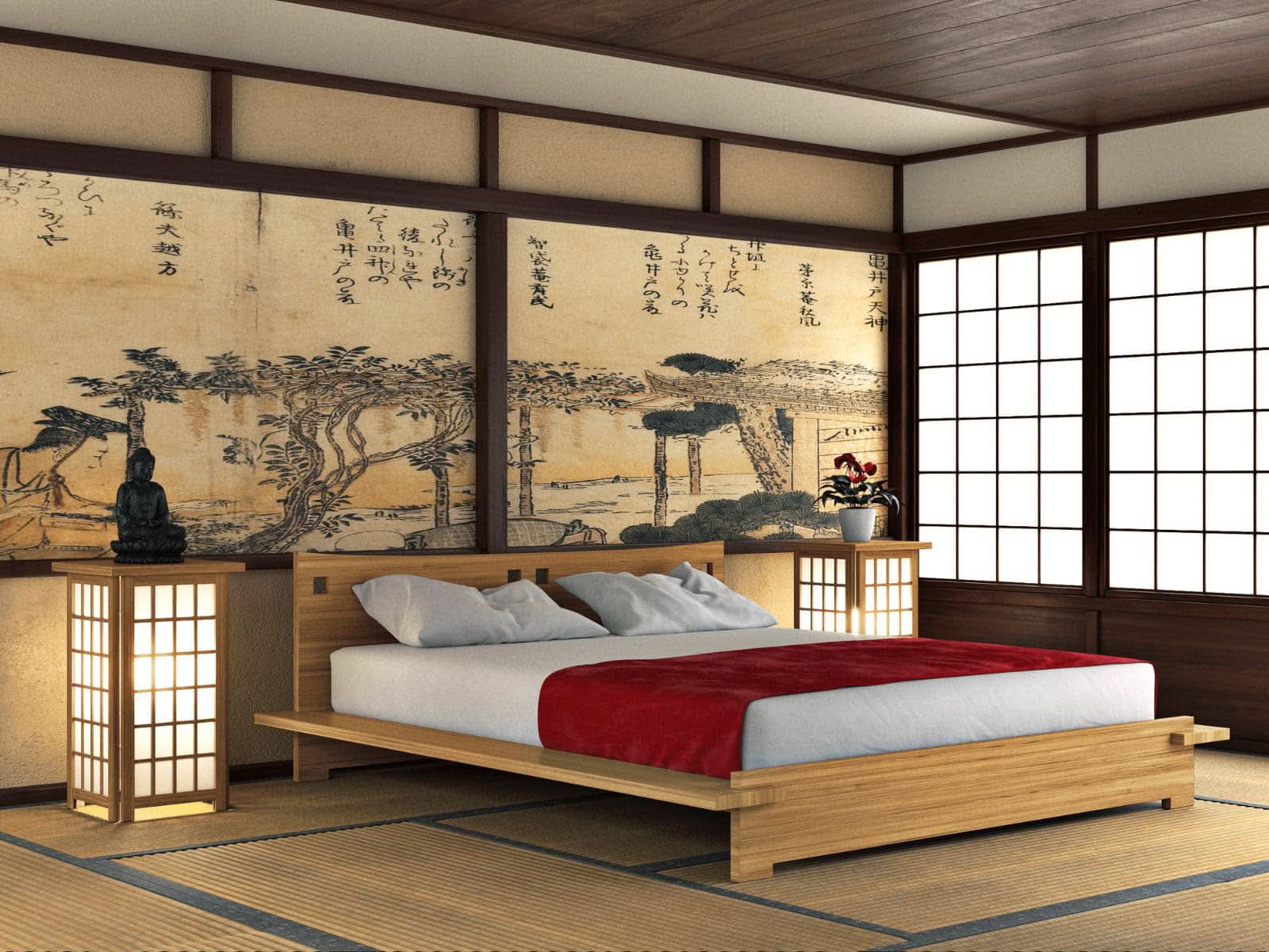 Tomaru Japanese Style Platform Bed - Image 6