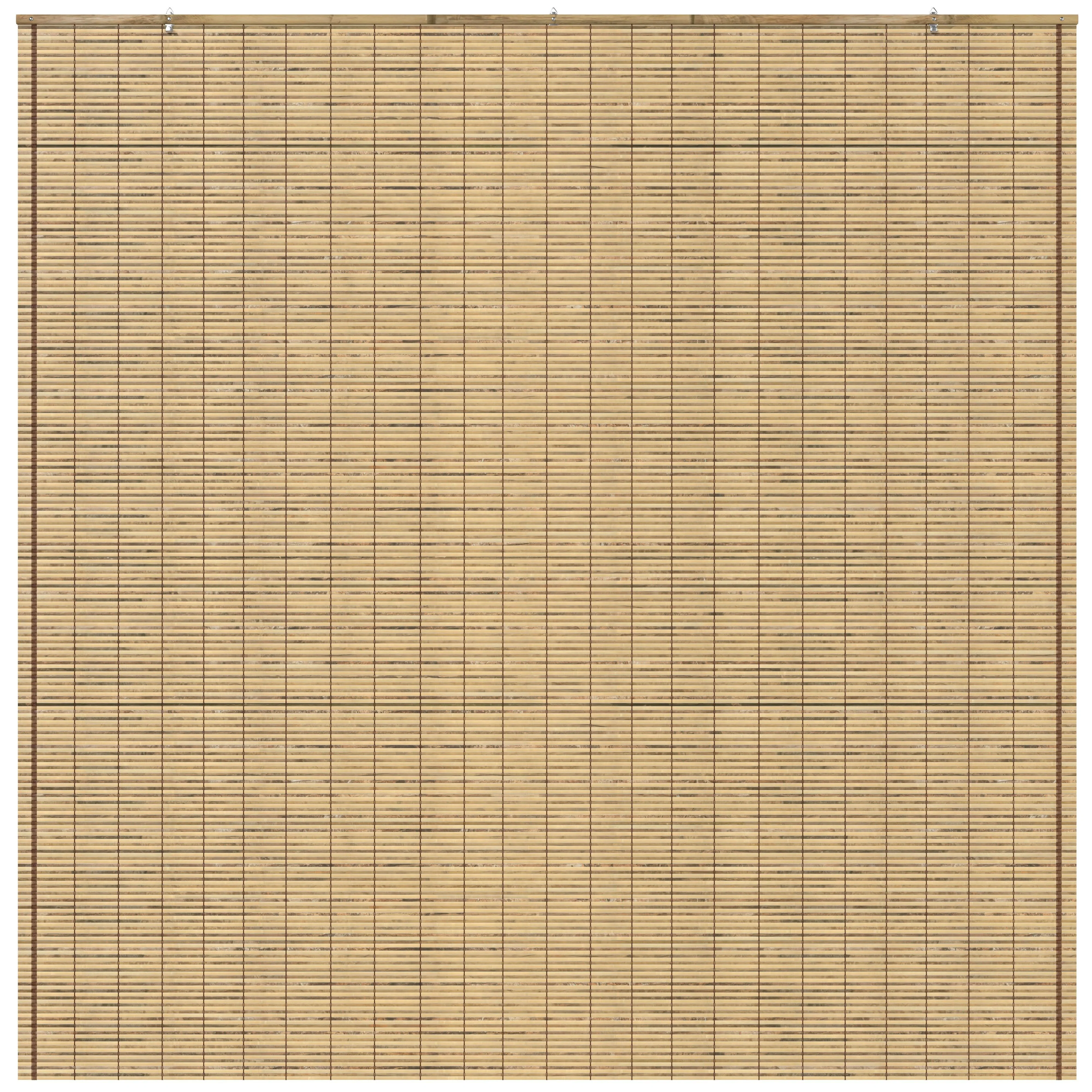 Tortoise Burnt Bamboo Cordless Window Shade - Image 5