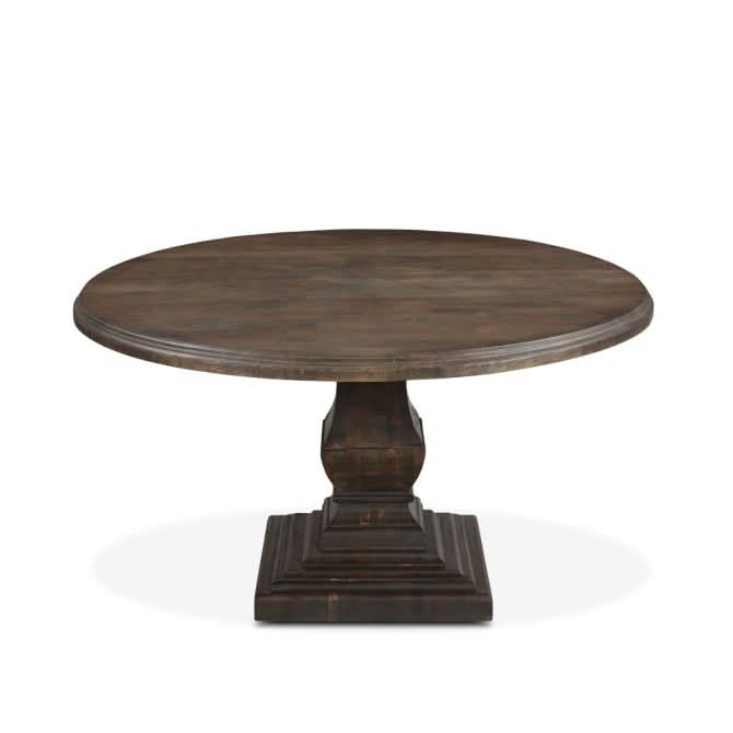 Toulon 48" Weathered Mango Round Dining Table - Image 2