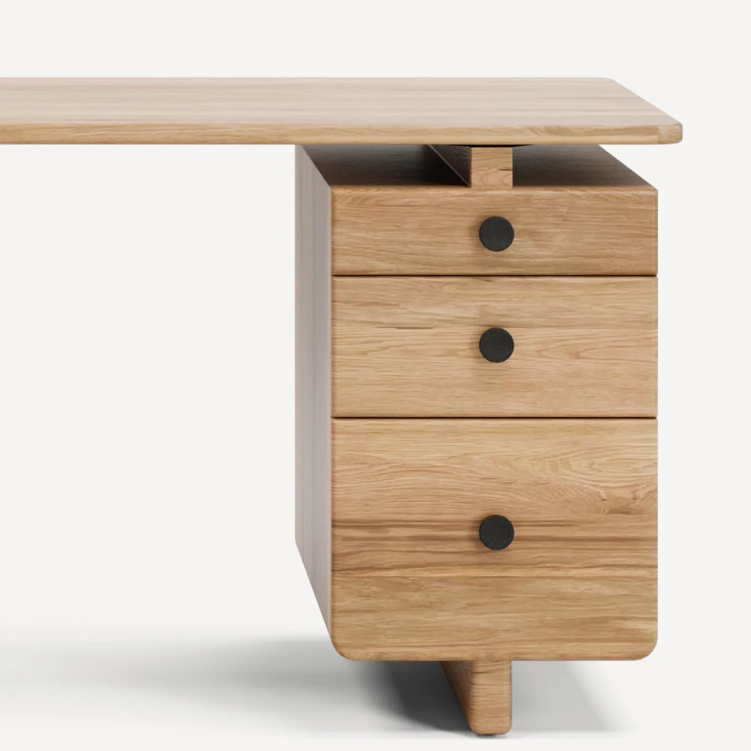 Valeria Oak Desk - Image 5