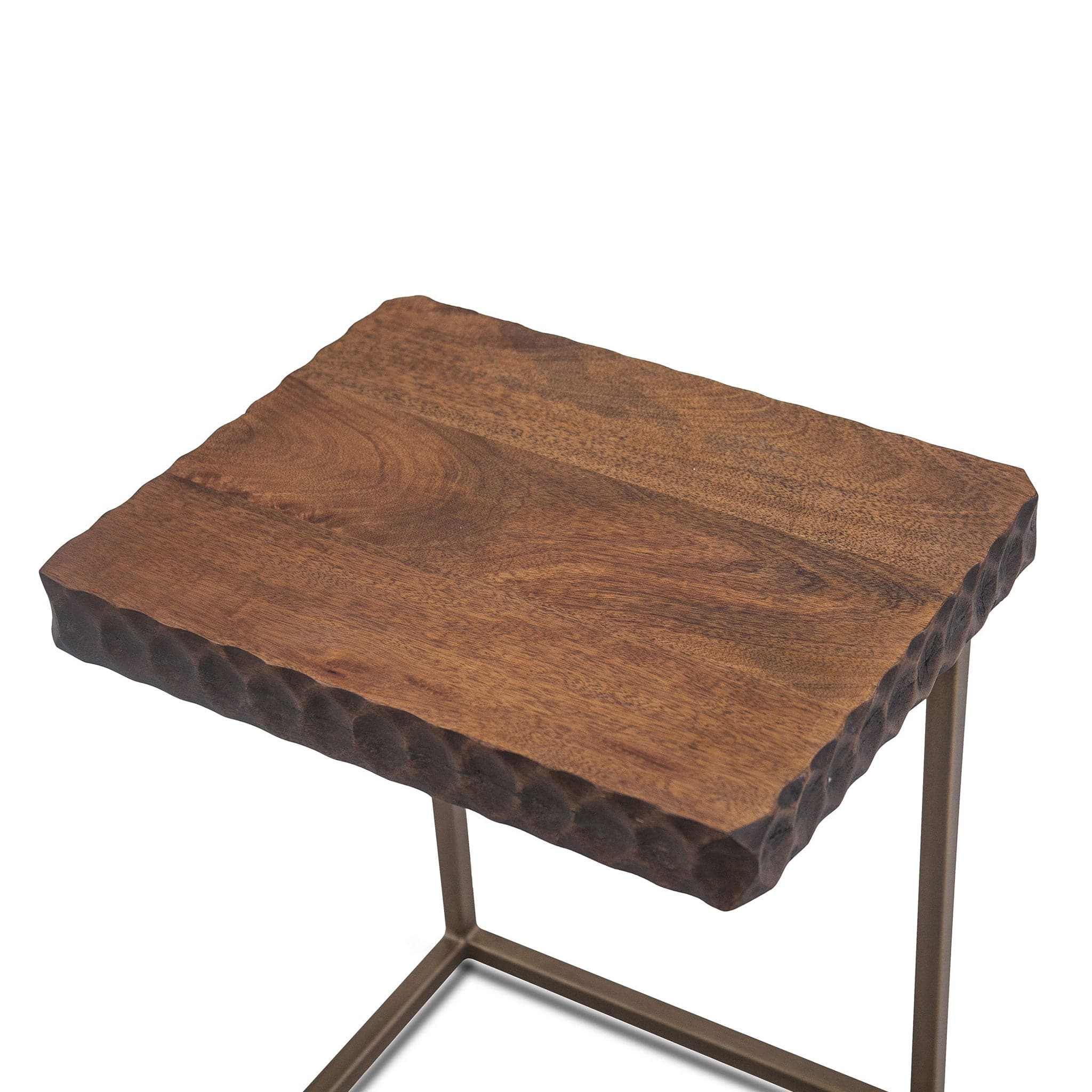 Vallarta 24" Modern Carved Side Table - Image 5