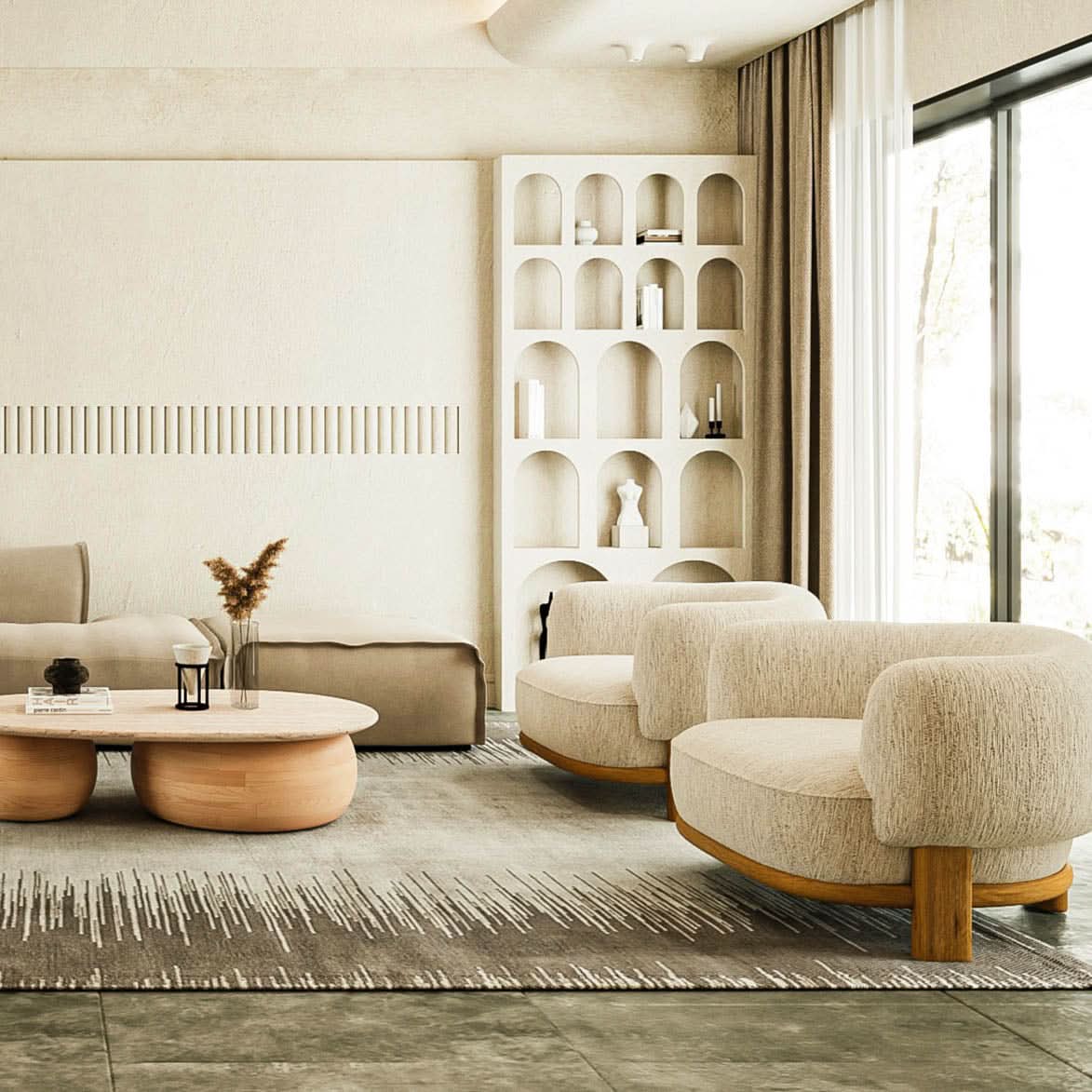 Vittori Boucle Chair - Image 4