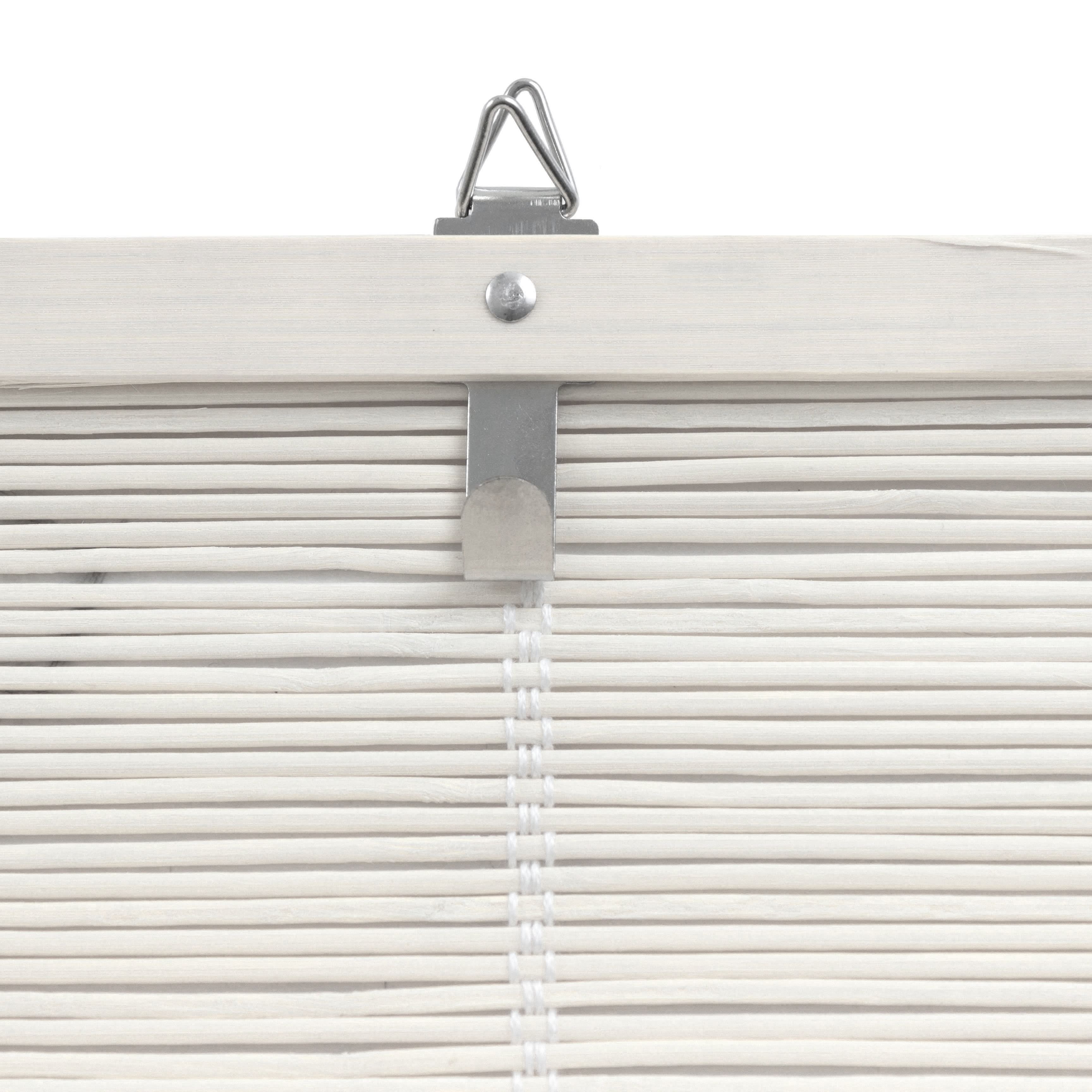 White Bamboo Window Shade Blind - Image 17